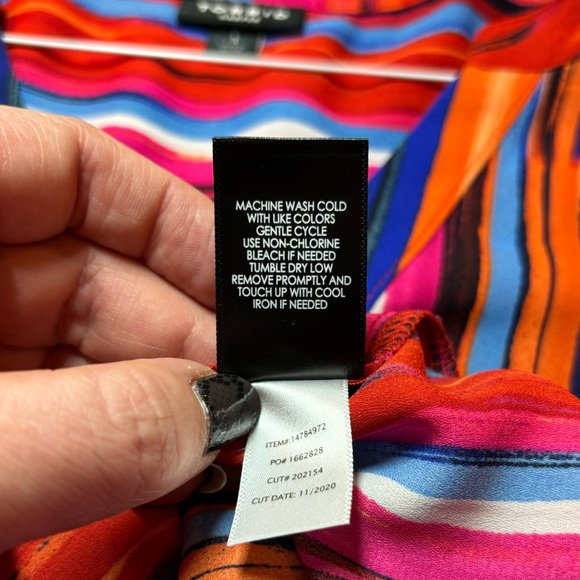 Torrid Harper Colorful Striped Blouse Top - Picture 4 of 9
